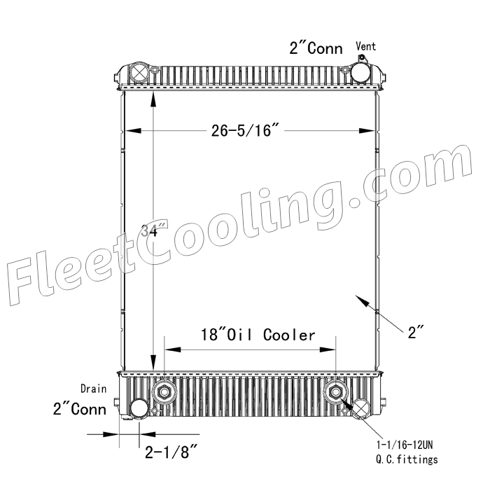 Buy Now Freightliner Radiator Tr P